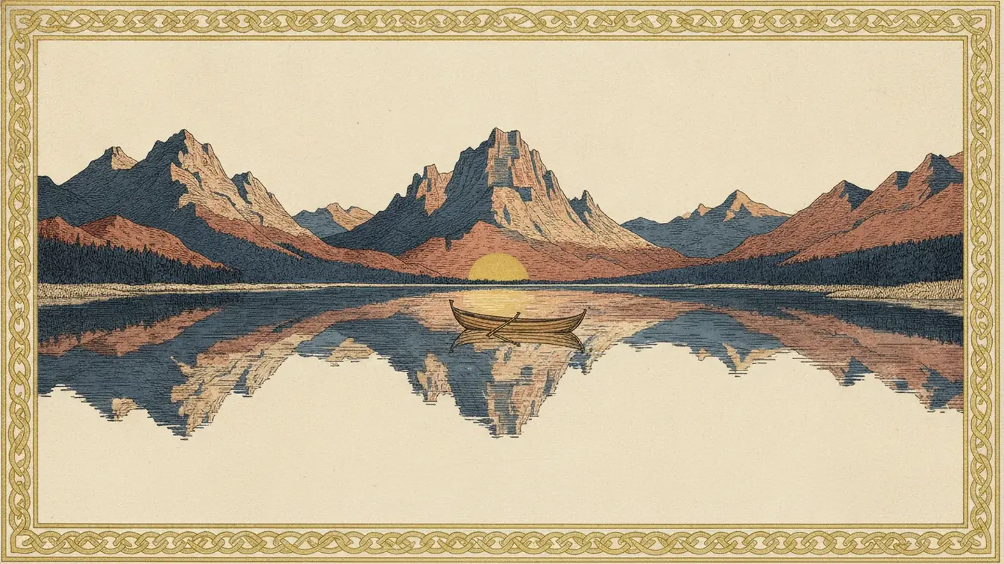 Illustration for calm