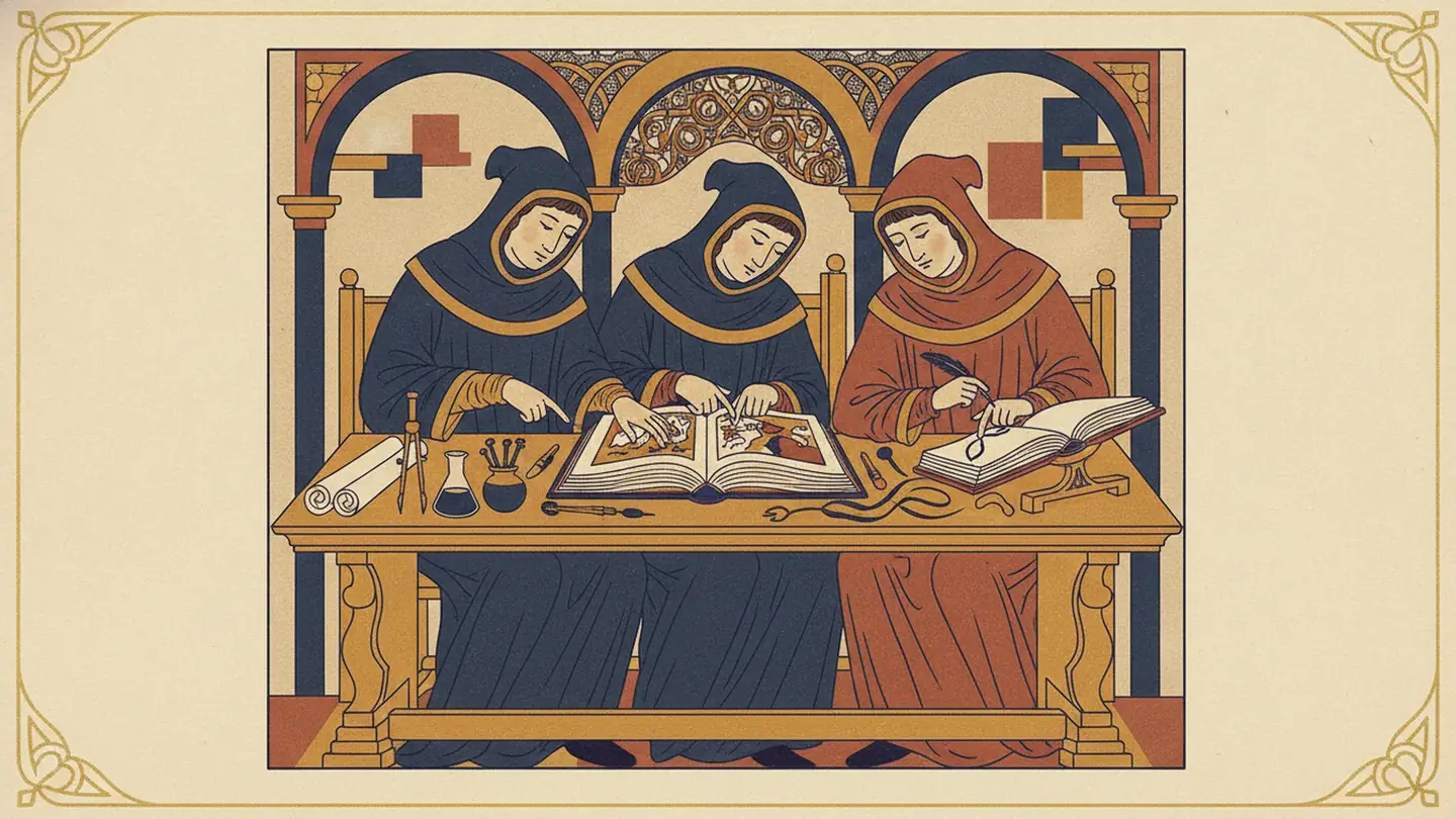 Illustration: the history of the word could