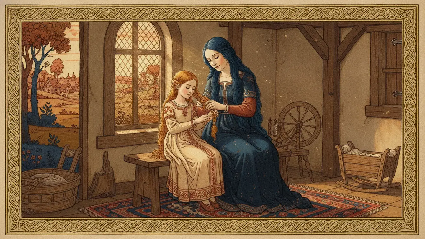 Illustration: the history of the word daughter
