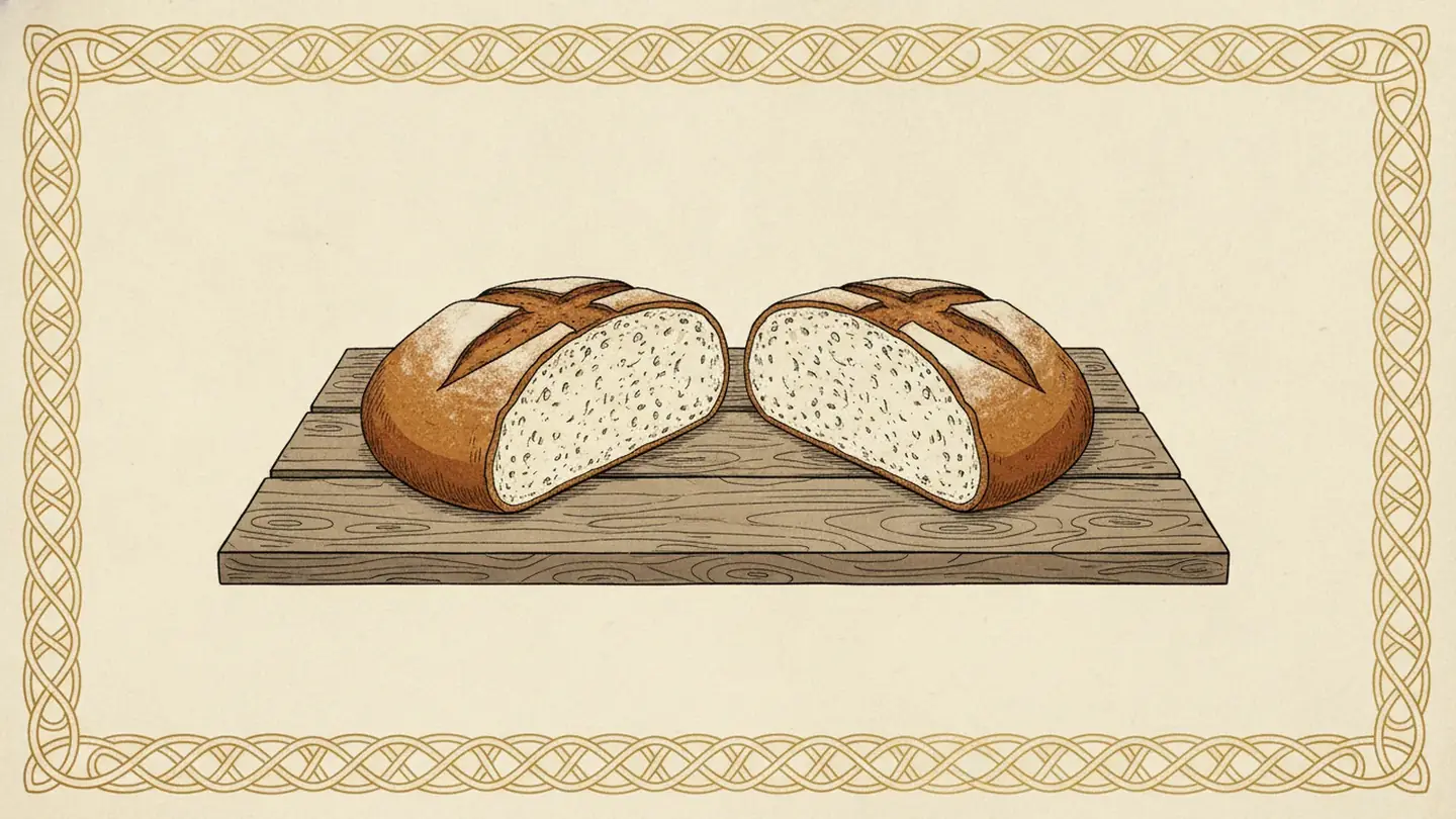 Illustration: the history of the word half